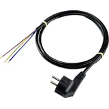 Sygonix SY-5043468 Strom Anschlusskabel Schwarz 3.00 m