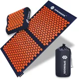 SPRINGOS Akupressurmatte mit Kissen – Akupunktur-Matte für Ganzkörpermassage, 105 x 40 cm, inkl. Packbeutel, Entspannung und Schmerzreduktion