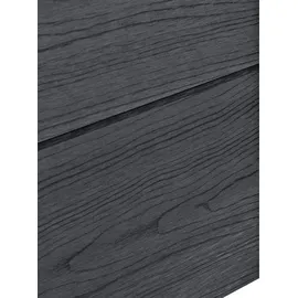 [neu.holz] WPC Gartenzaun Segovia 180 x 96 cm Grau