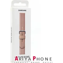 Samsung Galaxy Watch Active 2 Lederarmband, Pink Gold,