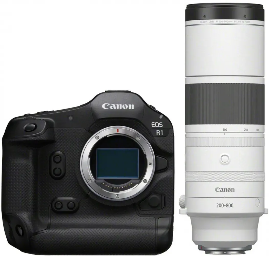 Canon EOS R1 + RF 200-800mm f6,3-9 IS USM | 200,00€ Fang den Sommer ein Cashback 9.249,00€ Effektivpreis