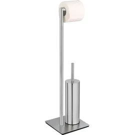 Wenko WC-Garnitur Recco Silber 1 St.
