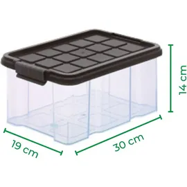 Novatool Novaliv Aufbewahrungsbox 1x80 L + 2x 15L + 4x 5L 7-tlg. anthrazit