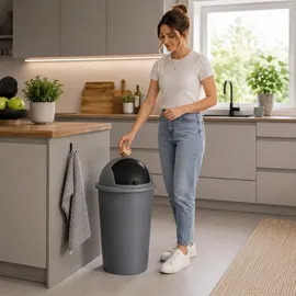 Mojawo Abfalleimer 50 l Grau