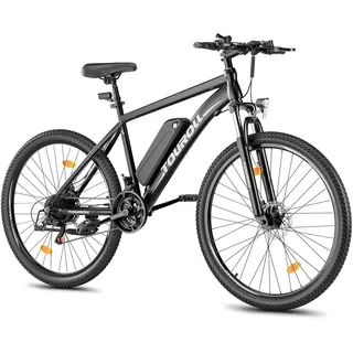 Touroll U1 26 MTB Elektrofahrrad 13Ah 65KM Reichweite mit 250W Motor - schwarz