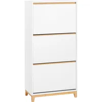 SoBuy Schuhschrank Schuhschrank mit 3 Klappen