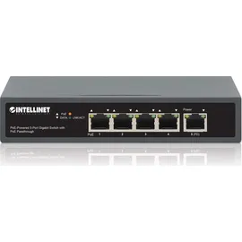 Intellinet Network Solutions Intellinet PoE-Powered 5-Port Gigabit Switch mit PoE-Passthrough