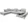 ed exciting design Wohnlandschaft MELFI U-Form, mit Bettfunktion, Bettkasten, Nierenkissen, frei im Raum stellbar, braun