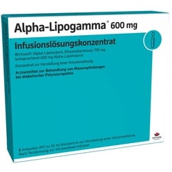 Alpha-Lipogamma 600 mg Infusionslsg.-Konzentrat 5X24 ml