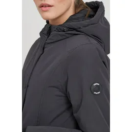 Oxmo OXTamila Damen Übergangsmantel Parka Lange Jacke mit Kapuze - L
