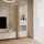 lookway Vitrine Aurora 45 x 40 x 181 cm Weiß