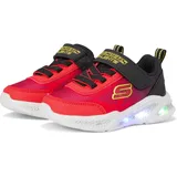 SKECHERS Meteor-Lights - Krendox 401495N-RDBK, Boy Sneakers,Sports Shoes, Red, 23 EU - 23 EU