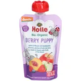 Holle Quetschbeutel Berry Puppy Apfel & Pfirsich mit Waldbeeren 1 x 100 g