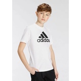 adidas Unisex Kinder U Bl T Shirt, White/Black, 176 EU