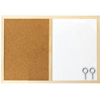 IDENA Whiteboard-Pinnwand 60,0 x 40,0 cm Kork braun