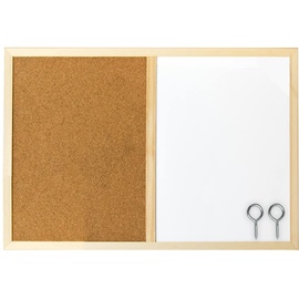 IDENA Whiteboard-Pinnwand 60,0 x 40,0 cm Kork braun
