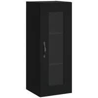 VidaXL Wandschrank Schwarz 34,5x34x90 cm