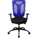 mit Armlehnen schwarz/blau