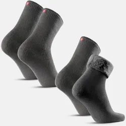 WARME THERMOSOCKEN - 2-Pack - Grau - 39-42