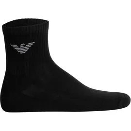 Emporio Armani SPORTY SPONGE Sneakersocken 3er Pack Schwarz 39-41