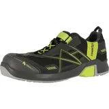 Haix CONNEXIS Safety T S1P low grey-citrus S1P, grau/grün, Größe UK 8.5 EU 43 - 43