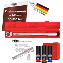FAMEX Drehmomentschlüssel 10886-3N-KS 1/2" (12,5mm) - 30-210 Nm