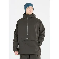 Skijacke SLOPE "Ruki", Herren, Gr. L, grau, 100% Polyester, unifarben, casual, normal, ohne Ausschnitt, Langarm, Jacken, Im wetterfesten Anorak-Design