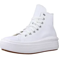 Converse Turnschuhe CHUCK TAYLOR ALL STAR MOVE PLATFORM LEATHER in Weiss,