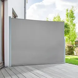 empasa Seitenmarkise START 2.0 - verschiedene Farben und Größen - individuell ausziehbar - Windschutz Sichtschutz Sonnenschutz Terrasse Garten Blickschutz Alu Balkon Terrassen-Seitenwand Seitenrollo