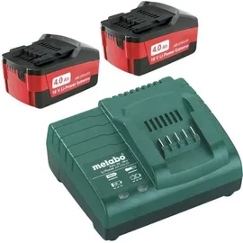 Metabo Basis-Set Li-Power 2 x 4,0 Ah + Ladegerät 685050000