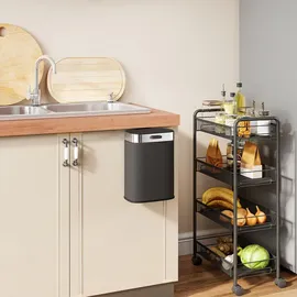 Homcom Mülleimer 5 l Schwarz