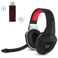 HW-N9U Kabelloses Gaming-Headset 2,4 GHz Optischer Gaming-Kopfhoe rer Virtueller 7.1-Kanal-Surround-Sound-Gaming-Headset fuer PS4 / PC / Mac