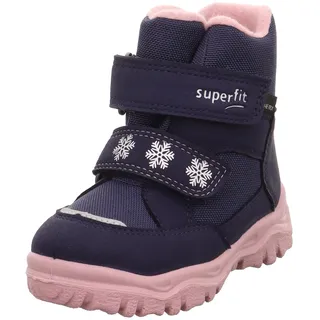 superfit Baby Mädchen - Schuhe HUSKY1 Boot, Modern, BLAU/ROSA 8030, 22
