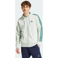 Adidas Essentials French Terry 3-Streifen Kapuzenjacke olivgrün 2XL
