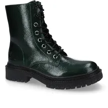 Dockers by Gerli Damen Klassische Stiefeletten, Frauen Stiefeletten,Wechselfußbett,uebergangsschuhe,dunkelgrün/schwarz,36 EU - 36 EU