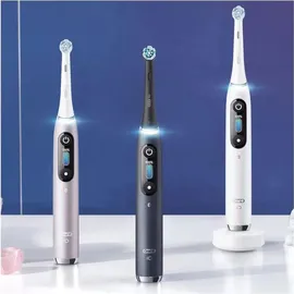 Oral-B iO Series 9 Black Onyx + 2. Handstück Rose Quartz + Aufsteckbürste + Reisetui
