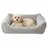 Petlando Hundebett Luke S 80 x 60 cm grau