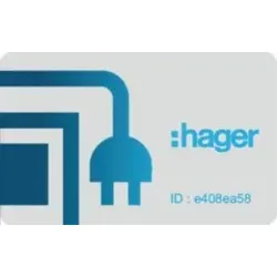 Hager XEVA410 Set 3 RFID Karten für Administrator