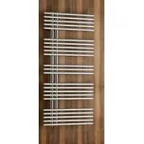 Caleido Pavone single Badheizkörper (Mischbetrieb), B: 510 mm x H: 1402 mm 515014M-9001