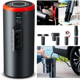 Reflexion Auto Starthilfe Powerbank 15000mAh Kompressor Staubsauger