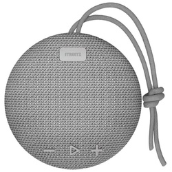 STREETZ Kompakter 5W Bluetooth Speaker mit TWS und IPX7 Lithium Akku Bluetooth-Lautsprecher (Bluetooth, 5 W, Subwoofer, Hochtöner, wasserdicht, inkl. 5 Jahre Herstellergarantie) grau teleropa