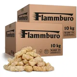 FLAMMBURO Grillanzünder Anzündwolle - Öko-Anzünder als Grillanzünder und Kaminanzünder, 20 kg, NACHHALTIGKEIT 100%: Produkt aus nachwachsenden Rohstoffen
