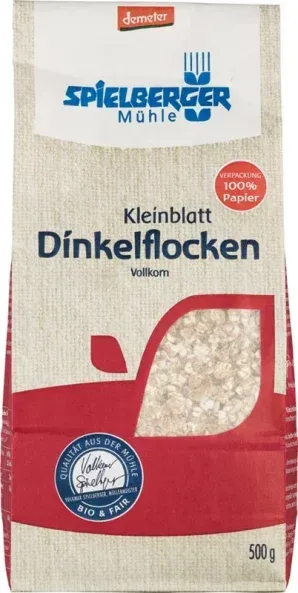Spielberger Dinkelflocken Kleinblatt demeter 500g