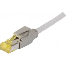 Tecline Patchkabel S/FTP, PiMF, Cat 6a, grau, 2,0 m Für 10 Gigabit/s, halogenfrei, mit Draka-Kabel und Hirosesteckern TM31 (bisherige Bezeichnung S/STP) (72202)