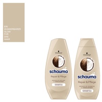 (1L|24,60) 2tlg Schauma Repair & Pflege Shampoo & Spülung Kokos-Extrakt vegan