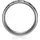 True Rebels Ring aus Edelstahl, in silber/schwarz | Gr.: 70