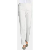 GOLDNER Leichte Baumwoll-Hose ANNA Stoffhose Weiß 46