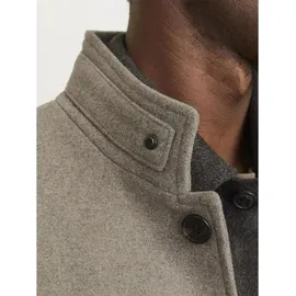 JACK & JONES Melton Mantel grau M