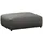 flexlux Pouf Lucera Kunststoff 104 x 41 x 82 cm Grau