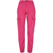 URBAN CLASSICS Cotton Twill Utility Hosen Pink 29